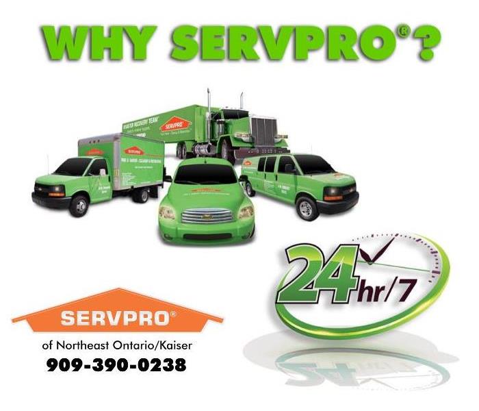 SERVPRO vans 